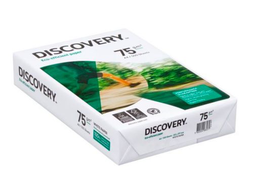 Papel fotocopia discovery din a4 75 gr embalagem de 500 folhas , Discovery , 28240 , 5602024083271